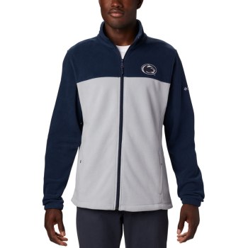 Pánské Bundy Columbia Collegiate Flanker III Fleece - Penn State Tmavě Blankyt Šedé VKNLWS243